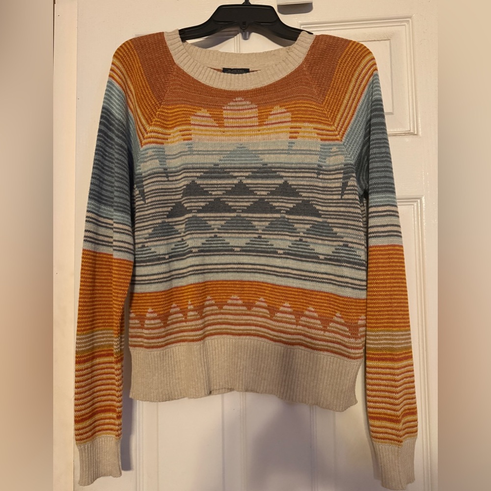 Gorgeous Aztec cotton pullover sweater by Pendleton
